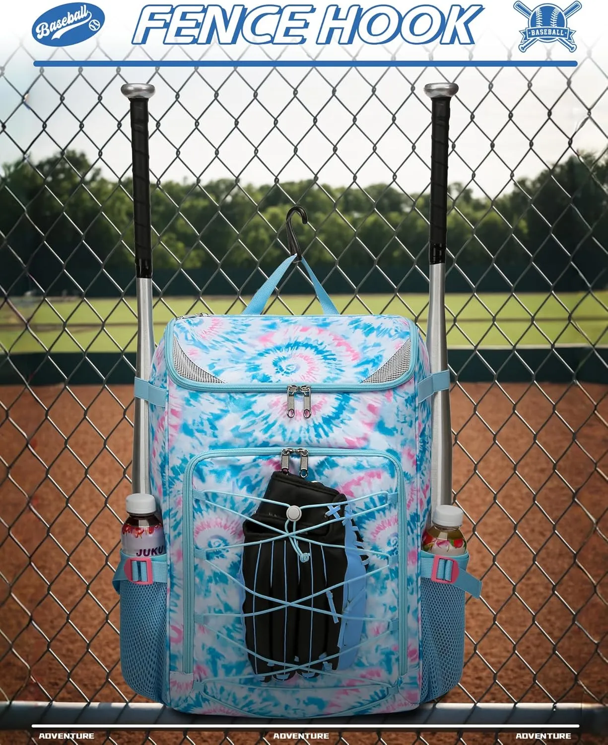 Baseball Softball Gear Bag Backpack for Boys Girls Ages 6-8 8-12 12-14 Large Kids T-Ball Bat Bags with Ventilated Shoe Compartment Baseball Softball Players Stuff Supplies