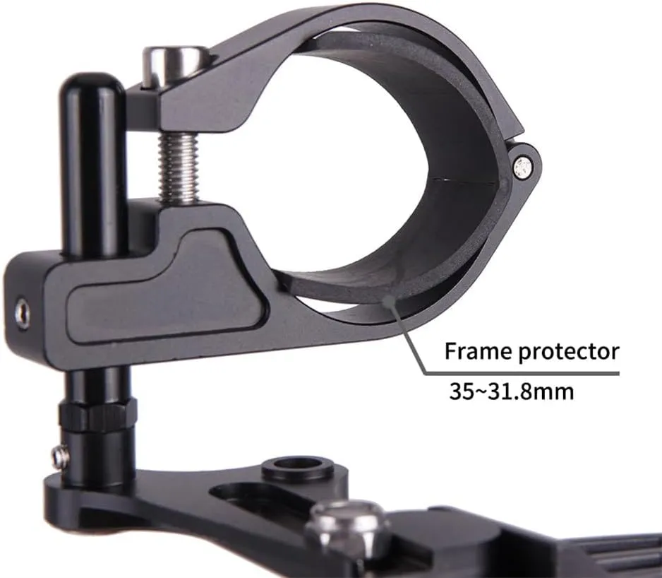 Chain Guide Mountain Bike, 7075 Aluminium Alloy MTB Chain Guide, Strong Bicycle Chain Guard Protector, Mount Chainring Guard Get Adjusted to The Correct Position for Most Bicycle Road Bike BMX red