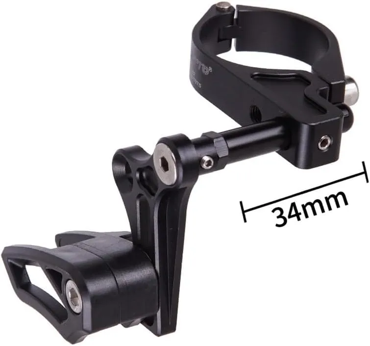 Chain Guide Mountain Bike, 7075 Aluminium Alloy MTB Chain Guide, Strong Bicycle Chain Guard Protector, Mount Chainring Guard Get Adjusted to The Correct Position for Most Bicycle Road Bike BMX red