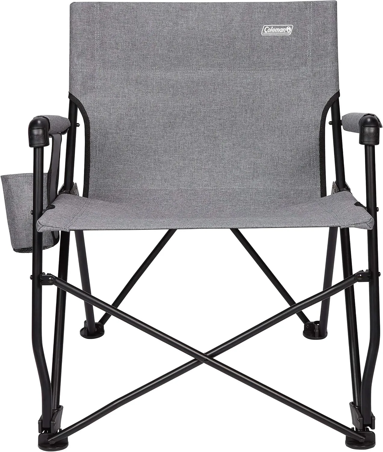Coleman Forester Outdoor Seating Set, Bucket Chair/Deck Chair/Sling Chair/Footstool Options, Versatile Design with Steel Frame & Carry Bag Included; Great for Camping, Tailgating, & Lounging