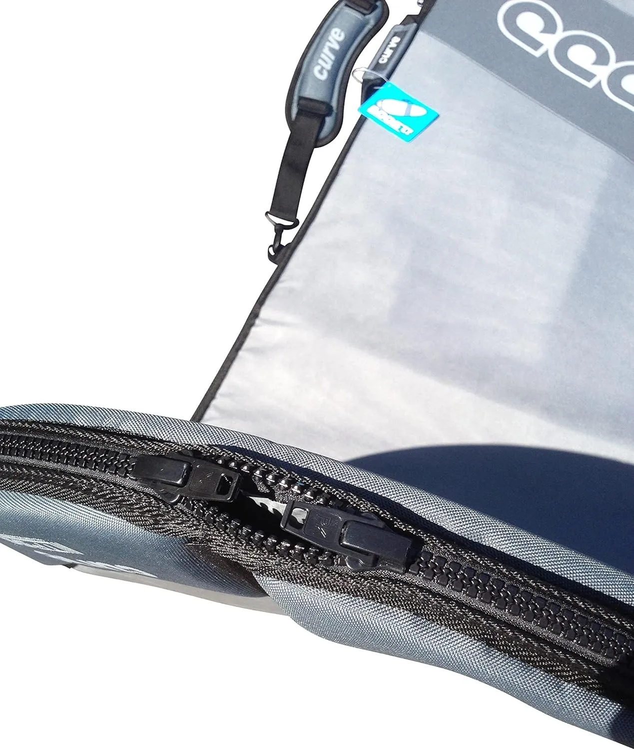 Curve Mini Simmons Surfboard Bag Travel - Boost Retro Single with 20mm Foam Size 5'3 to 6'3