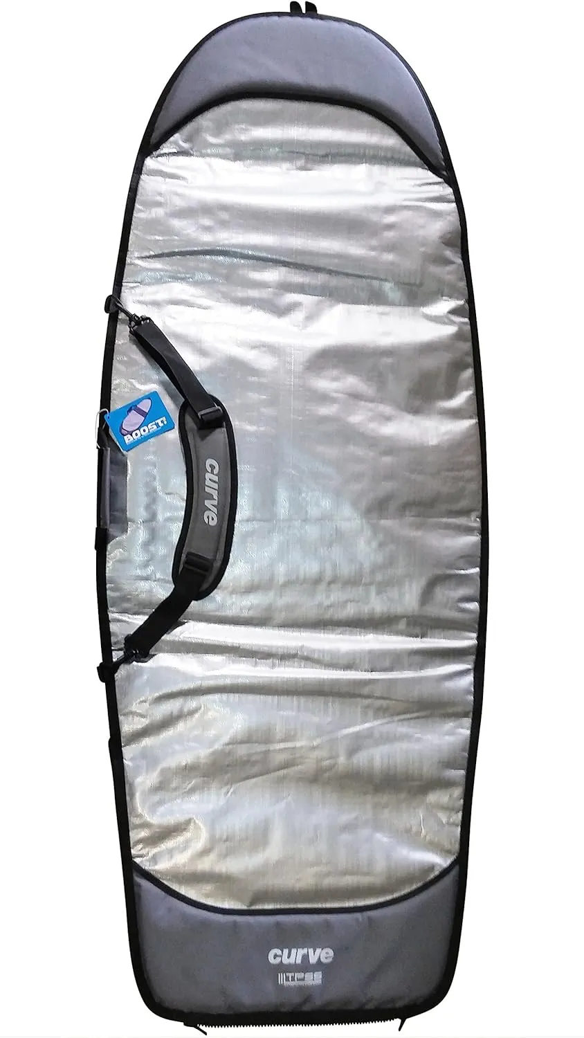 Curve Mini Simmons Surfboard Bag Travel - Boost Retro Single with 20mm Foam Size 5'3 to 6'3