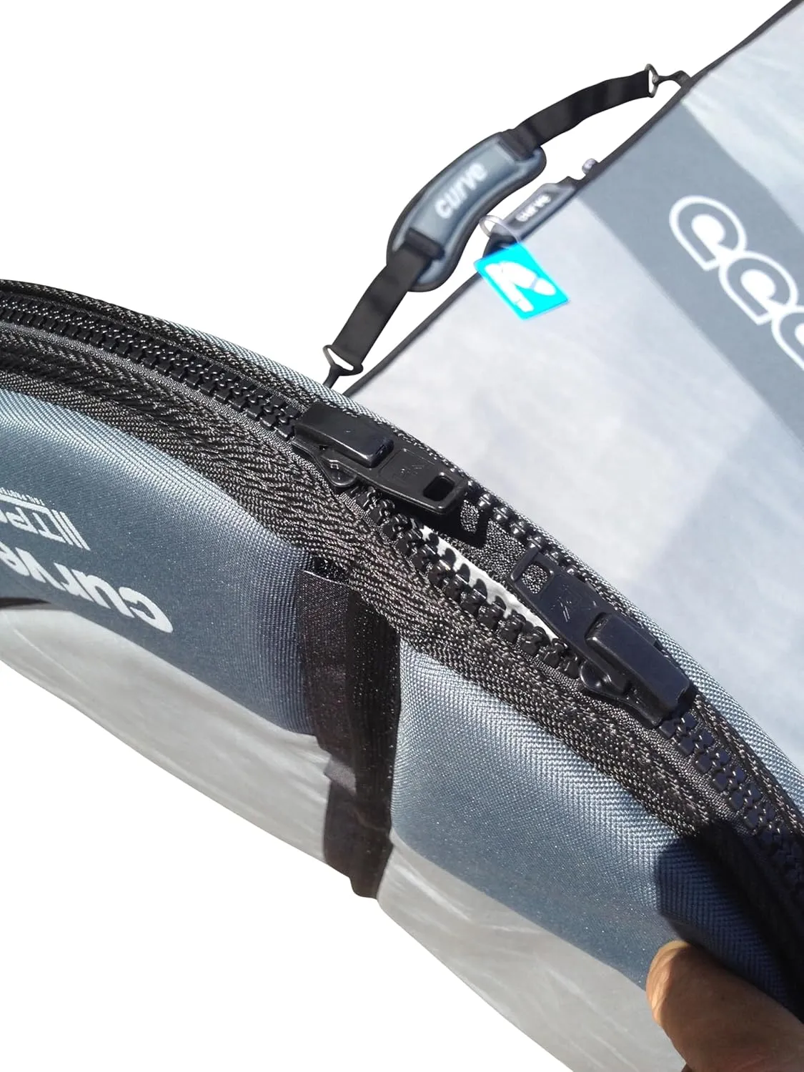 Curve Mini Simmons Surfboard Bag Travel - Boost Retro Single with 20mm Foam Size 5'3 to 6'3