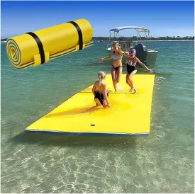 Floating Mat,Floating Water Pad Water Mat Inflatable Rafts Lily Pad Pools Beach, XPE Floating Island,Floating Swim Mat for Lake, Ocean