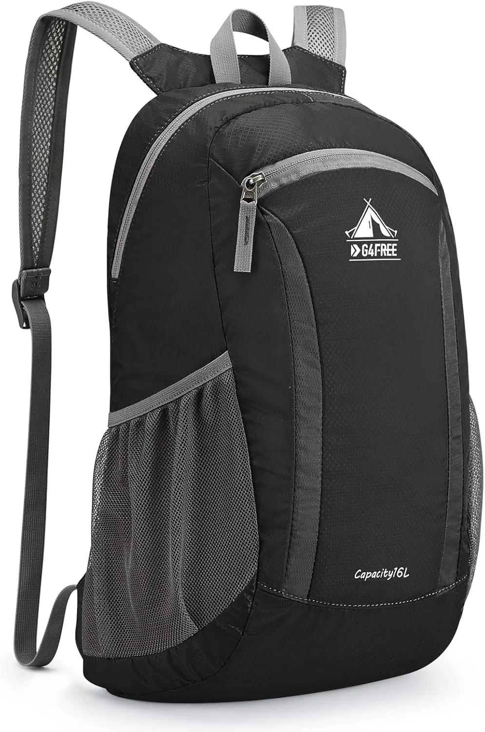 G4Free 16L Hiking Daypack, Lightweight Packable Small Backpack for Travel Camping Outdoor Men Women