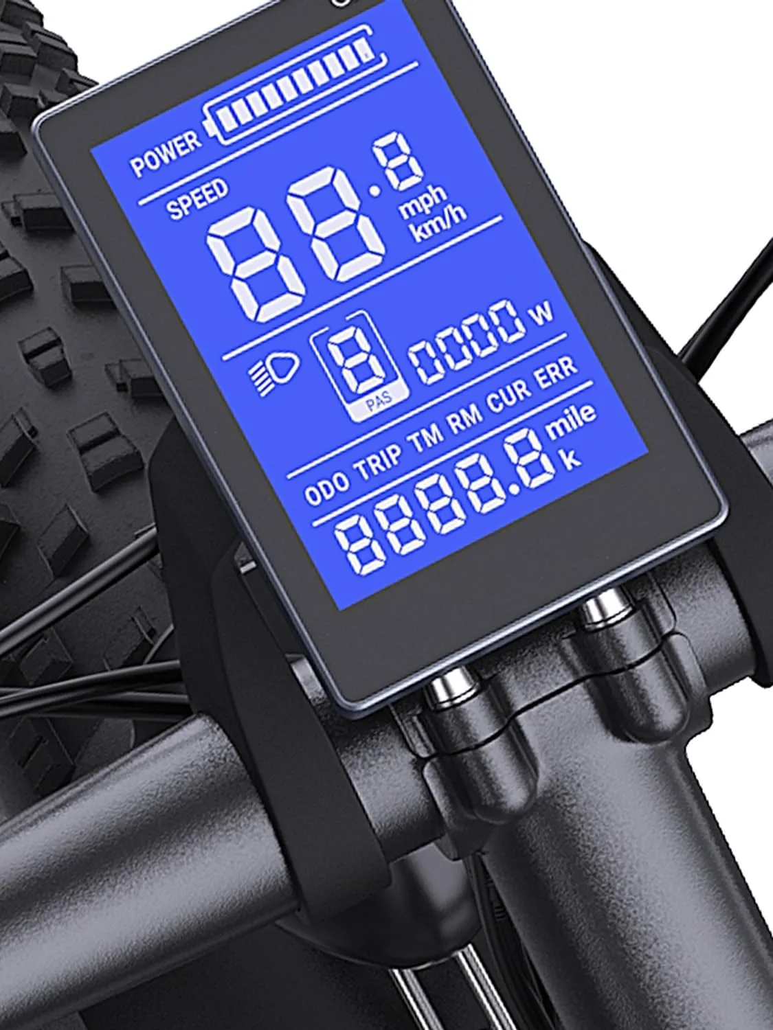 HAOQI Cheetah Electric Bike for Adults, 750W(Peak 1000W) Electric Bike,48V 16AH/25Ah Battery Adult Electric Bicycle,26*4Fat Tire Full Suspension 28MPH Mountain Ebike, 7 Speed Max 85 Miles Range