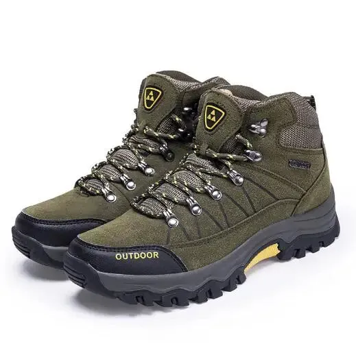 High-top hiking shoes (cashmere outdoor shoes )