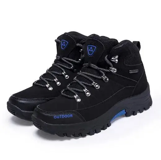 High-top hiking shoes (cashmere outdoor shoes )
