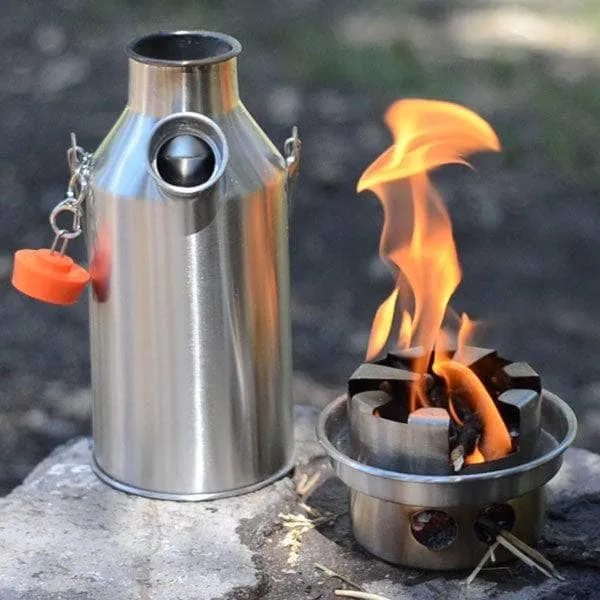 Kelly Kettle Cook Set Large 29 oz. Pot (3.6 Cups/.85 LTR) Great Accessory for Your Use with Pot Support or Hobo Stove for More flexability. (Pot Support and Hobo Stove NOT Included)