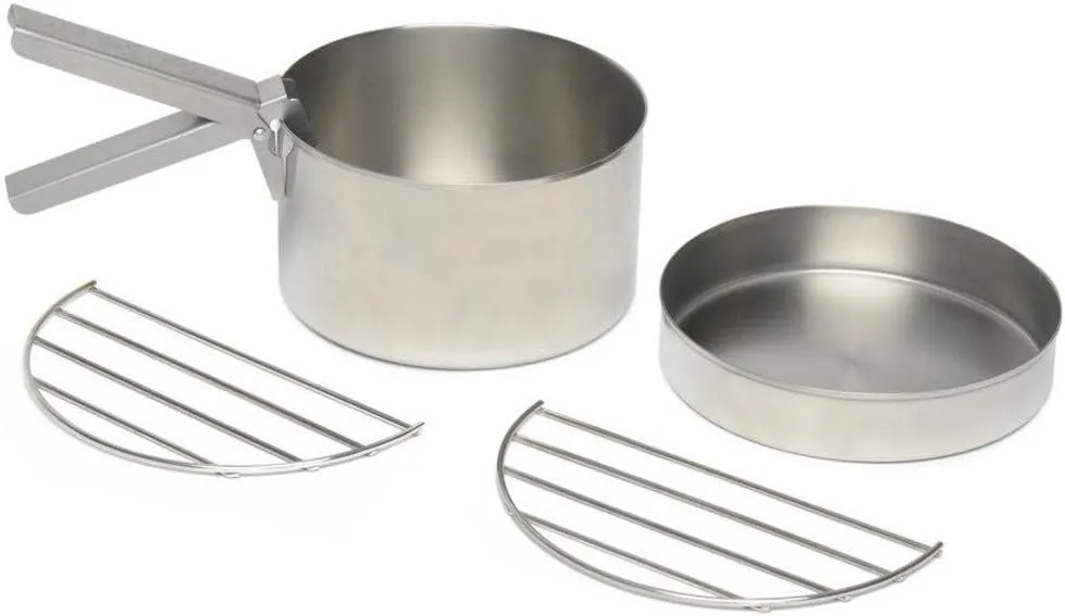 Kelly Kettle Cook Set Large 29 oz. Pot (3.6 Cups/.85 LTR) Great Accessory for Your Use with Pot Support or Hobo Stove for More flexability. (Pot Support and Hobo Stove NOT Included)