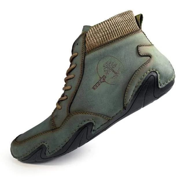 Light Leather Warm Plush Shoe