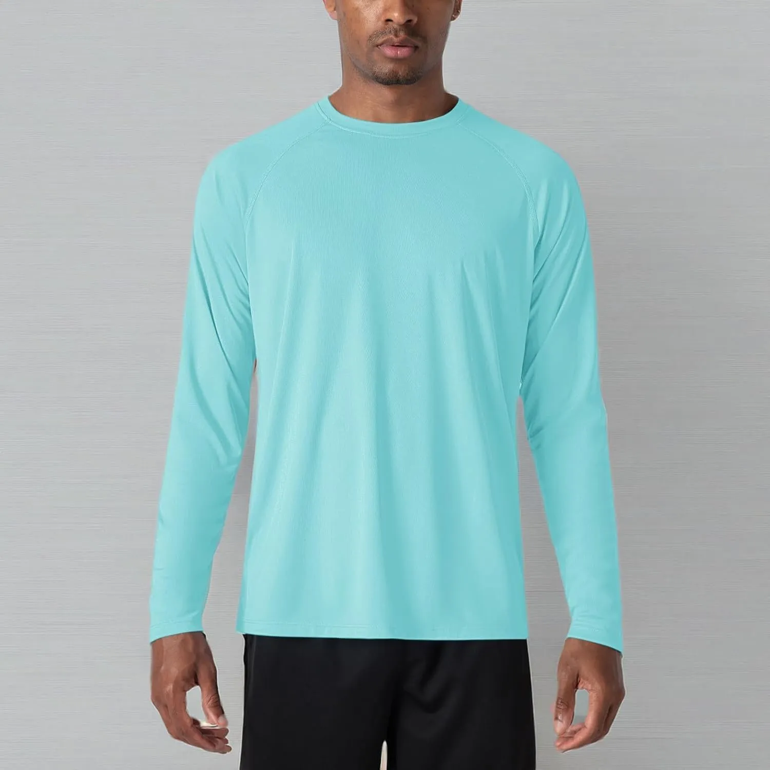 MAGCOMSEN Men's Long Sleeve Shirts UPF 50  UV Sun Protection Athletic Shirts for Hiking Running Workout Rash Guard