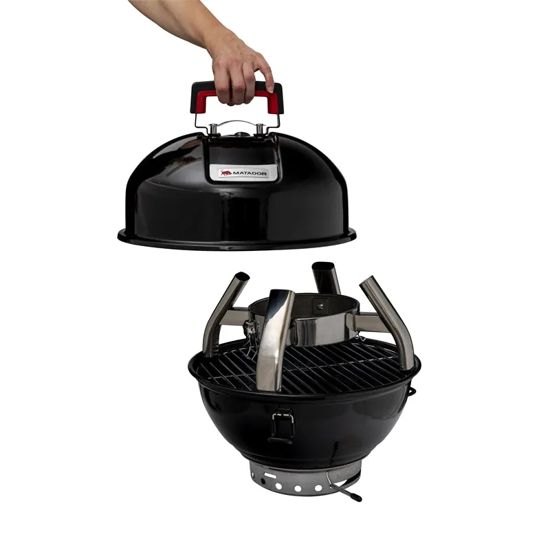 Matador Radiant Go Portable Charcoal BBQ - Black