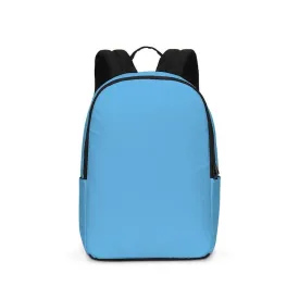 Pastel Cyan Waterproof Backpack | Bright Pastel Cyan | C60M15Y0K0