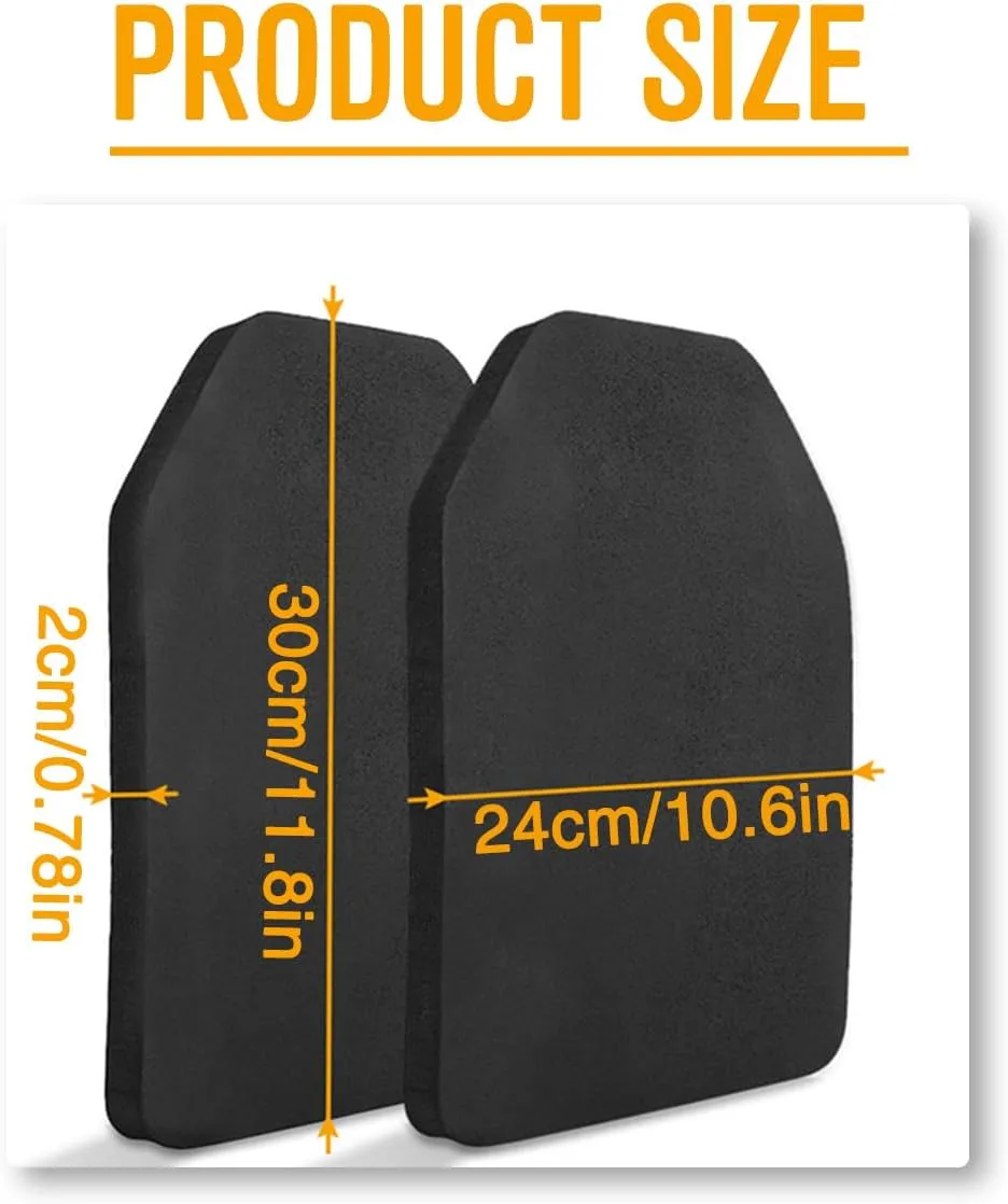 TWINFALCONS Tactical Airsoft Foam Plates EVA Airsoft Paintball Foam SAPI Pad for Vest Inner Liner Foam Plates 11.81 * 9.45 * 0.79 in