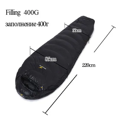 Ultralight duck down camping outdoor tourists waterproof mummy fall Travel sleep adult sleeping bags