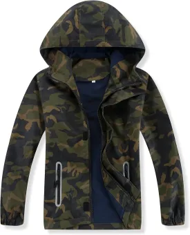 Waterproof Kids Rain Jackets With Hood,Lightweight Toddler Raincoat For Boys GirlsKids Clothes Windbreaker Jacket