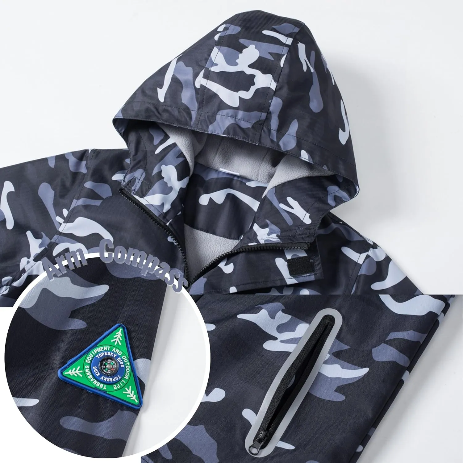 Waterproof Kids Rain Jackets With Hood,Lightweight Toddler Raincoat For Boys GirlsKids Clothes Windbreaker Jacket